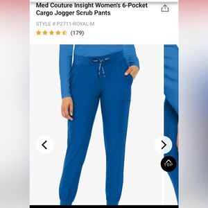 Med Couture Scrub Joggers Pants